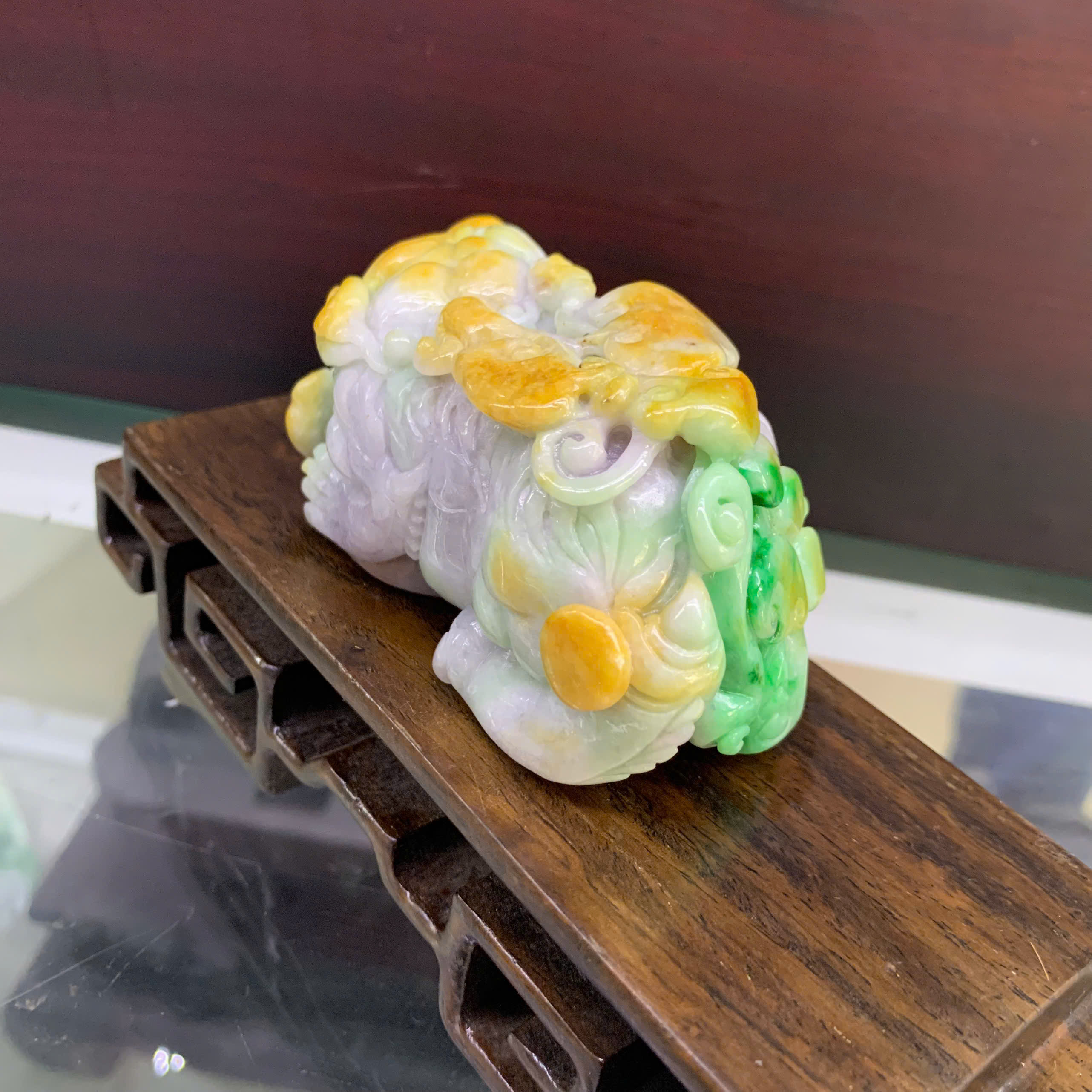 Tỳ hưu Cẩm Thạch tự nhiên cao cấp